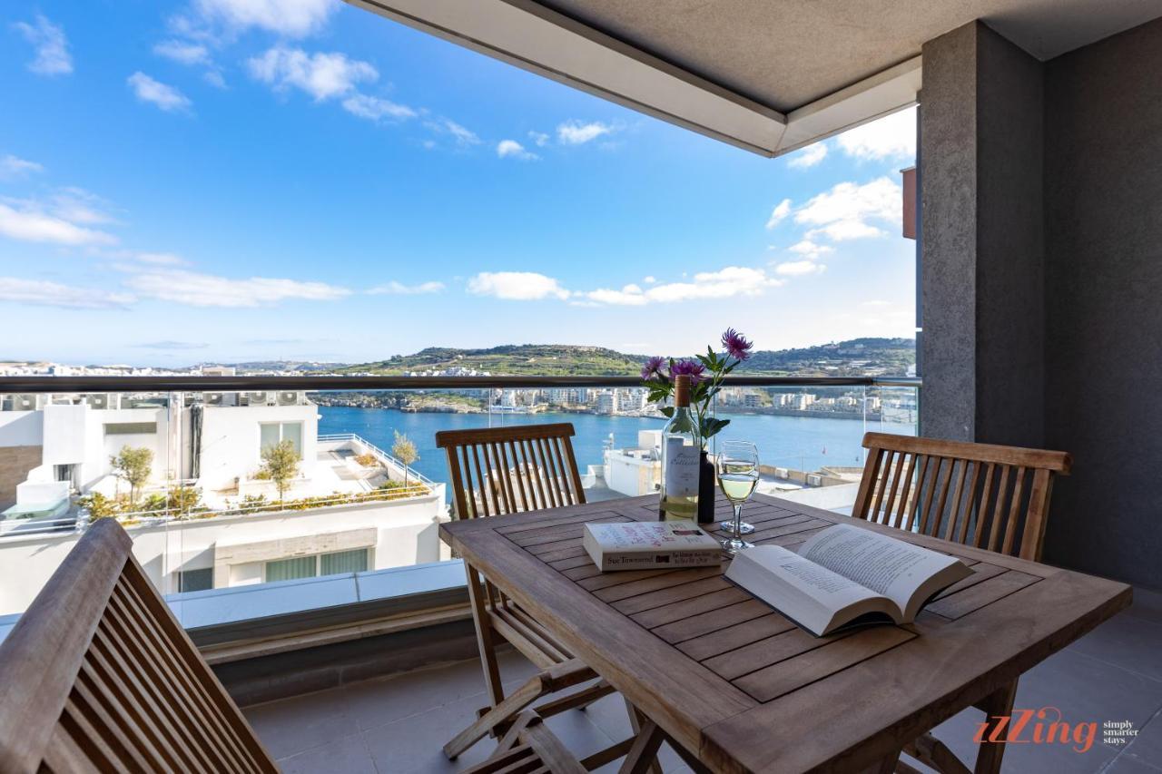 A Stunning Apartment With Spectacular Sea Views セント・ポールズ・ベイ エクステリア 写真